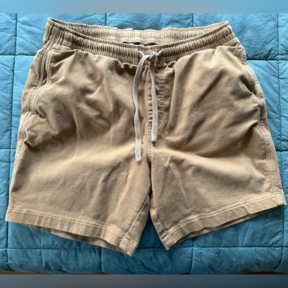 Bearbottom Men’s khaki pull-on short size XL, 7” inseam